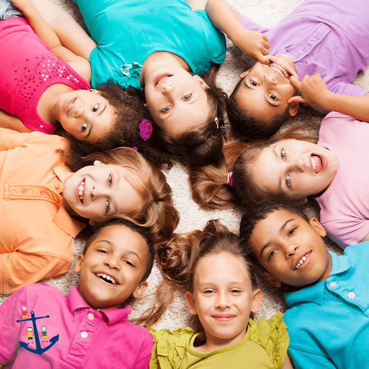 Group of Kids Being Happy